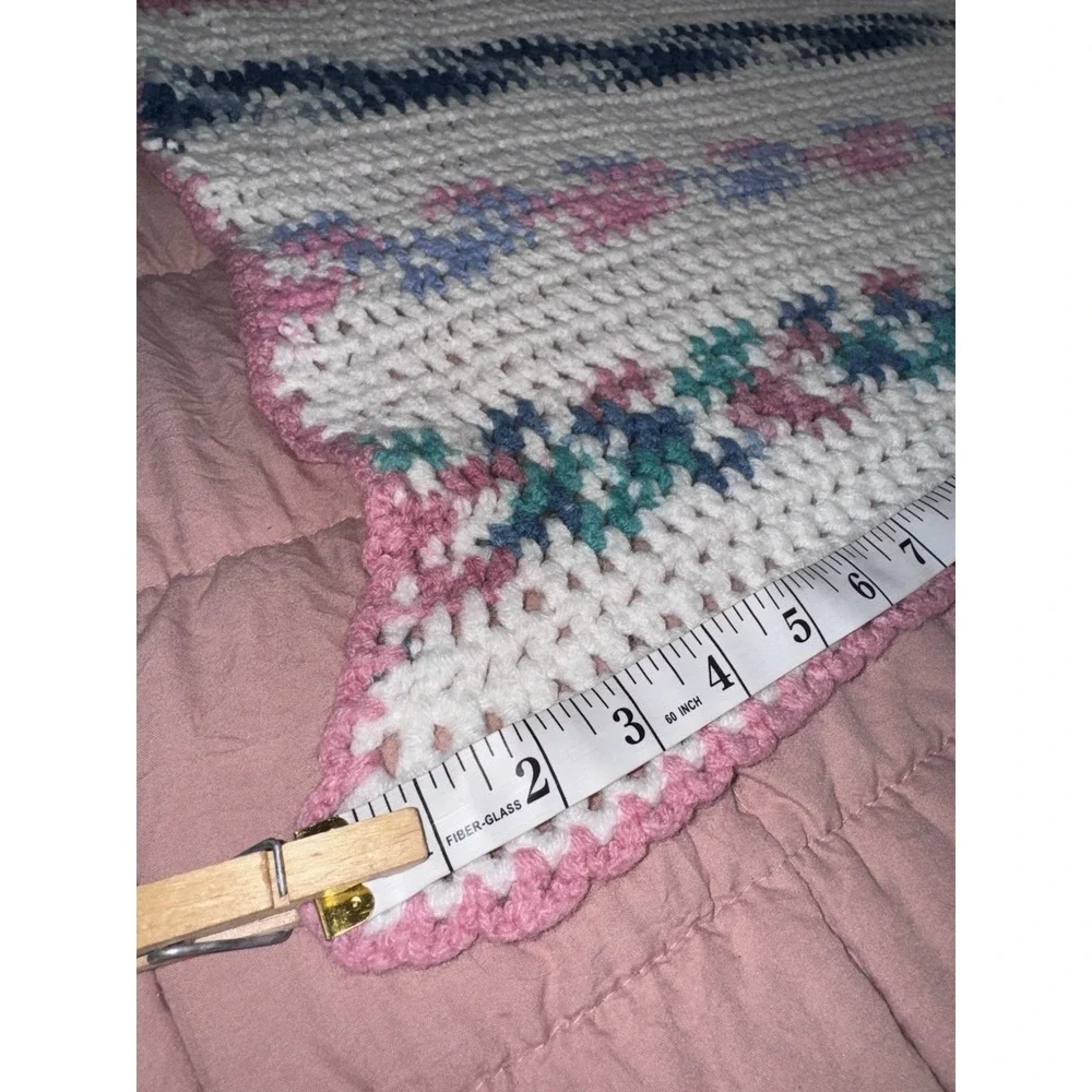 Handmade Crocheted Baby Afghan Or Shoulder Shawl
